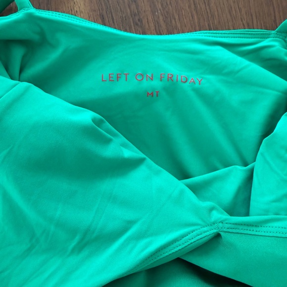 Left On Friday Bright Emerald One-Piece - Picture 3 of 3